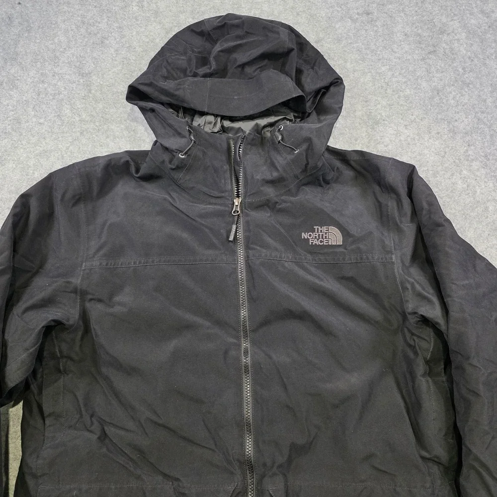 The North Face DryVent 3-in-1 Jacket Mens Large Black Hooded Waterproof NF0A2TC6